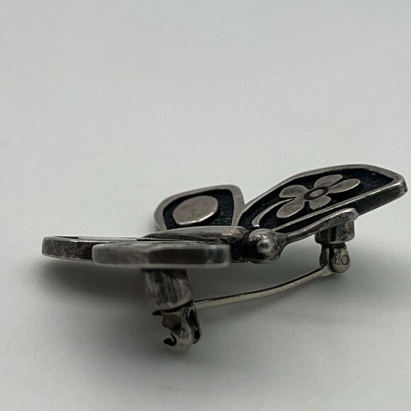 RETIRED JAMES AVERY STERLING SILVER 925 MARIPOSA BUTTERFLY BROOCH - Picture 4 of 7